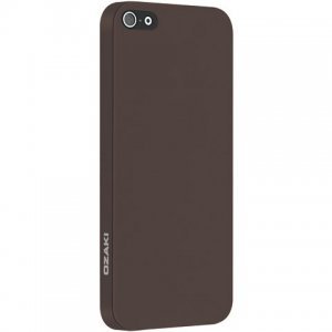 Ультратонкий чехол Ozaki O!coat 0.3 Solid коричневый для iPhone 5/5S/SE