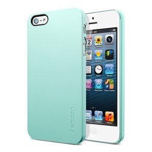 Чехол-накладка для Apple iPhone 5S/5 - SGP Ultra Thin Air голубой