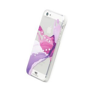 Чохол-накладка White Diamonds Liquids рожевий для iPhone 5/5S/SE