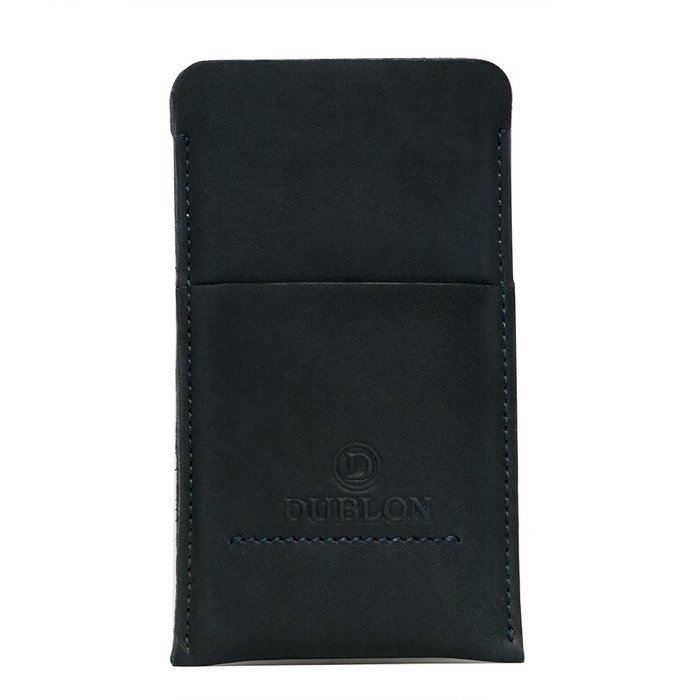 Чехол-карман Dublon Leatherworks Britain-2 синий для iPhone 6 Plus/6S Plus