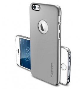 Чехол-накладка для Apple iPhone 6 - SGP Thin Fit A серебристый