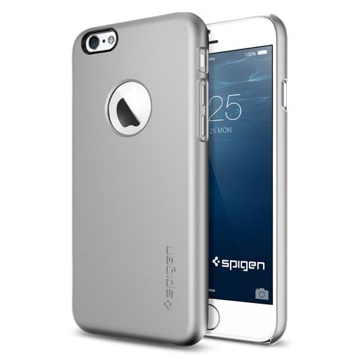 Чохол-накладка для Apple iPhone 6 - SGP Thin Fit A сріблястий