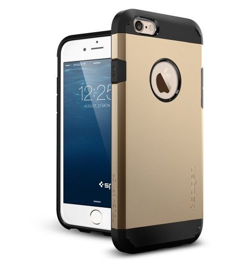 Чехол-накладка для Apple iPhone 6 - SGP Tough Armor золотистый Чехол-накладка для Apple iPhone 6 - SGP Tough Armor золотистый