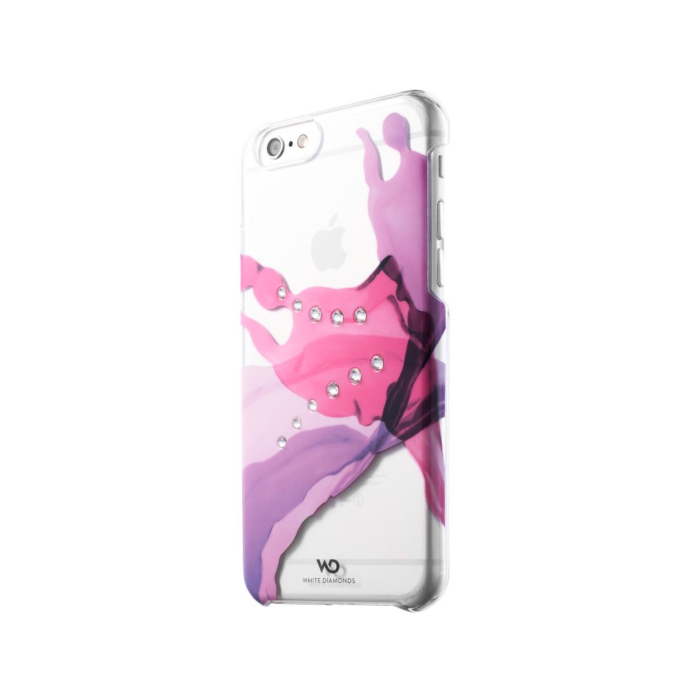 Чохол-накладка White Diamonds Liquids рожевий для iPhone 6/6S