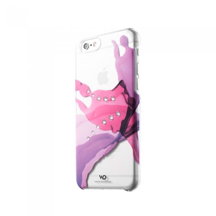 Чохол-накладка White Diamonds Liquids рожевий для iPhone 6/6S