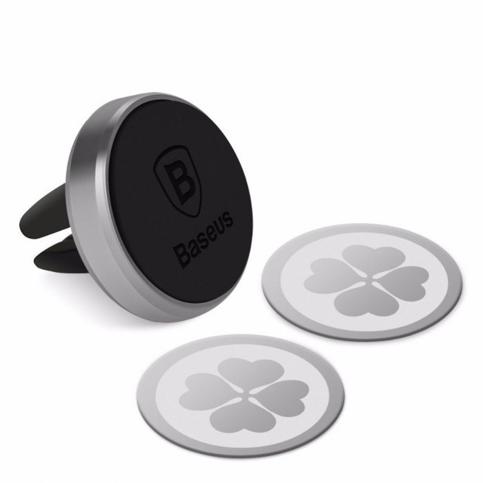 Автодержатель для смартфона Baseus Magnet черный Автодержатель для смартфона Baseus Magnet черный