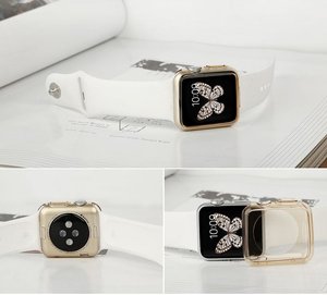 Чехол Baseus Simple золотой для Apple Watch 38мм