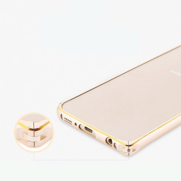 Чохол-бампер Samsung Galaxy S6 - Totu Mellow Element золотистий Чохол-бампер Samsung Galaxy S6 - Totu Mellow Element золотистий