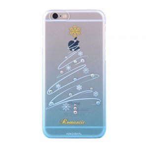 Чохол-накладка для Apple iPhone 6 / 6S - Kingxbar Christmas Romantic блакитний