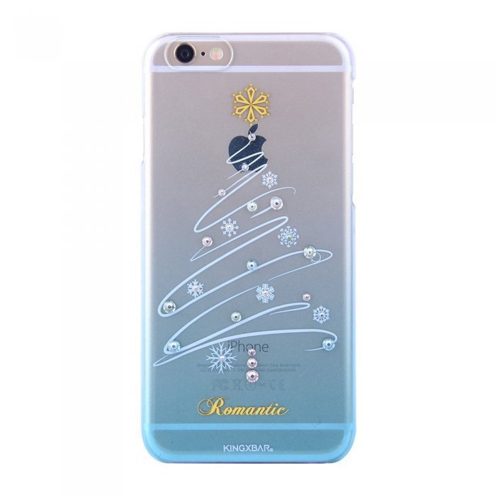 Чехол-накладка для Apple iPhone 6/6S - Kingxbar Christmas Romantic голубой