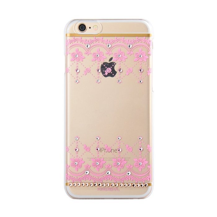 Чехол-накладка для Apple iPhone 6/6S - Kingxbar Roses розовый Чехол-накладка для Apple iPhone 6/6S - Kingxbar Roses розовый