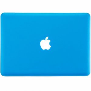 Чохол-накладка Apple MacBook Air 13" - Kuzy Rubberized Hard Case блакитний (Aqua)