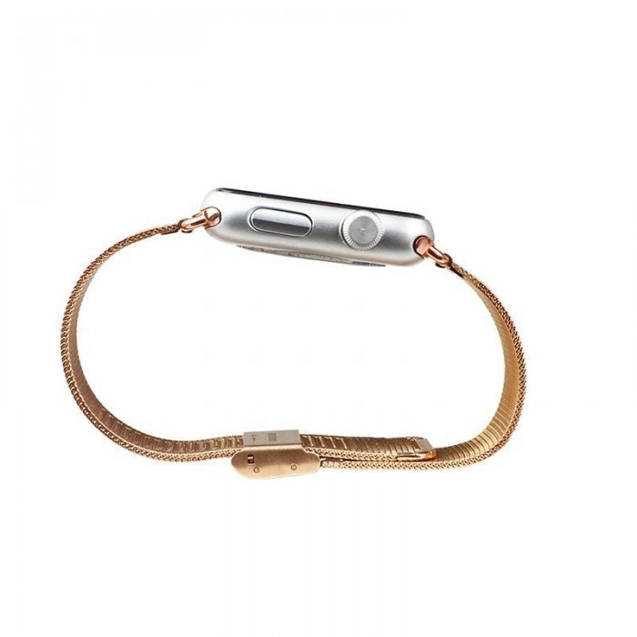 Ремешок для Apple Watch 42/44 мм - iBacks Stainless Steel розовое золото Ремешок для Apple Watch 42/44 мм - iBacks Stainless Steel розовое золото