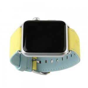 Ремінець Baseus Colorful жовтий + синій для Apple Watch 42/44/45/49 мм