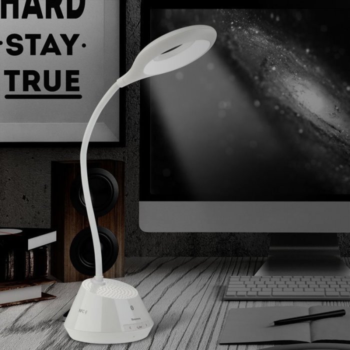 Лампа + Bluetooth спикер Baseus Mulight белая Лампа + Bluetooth спикер Baseus Mulight белая