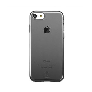 Полупрозрачный чехол Baseus Simple чёрный для iPhone 8/7/SE 2020