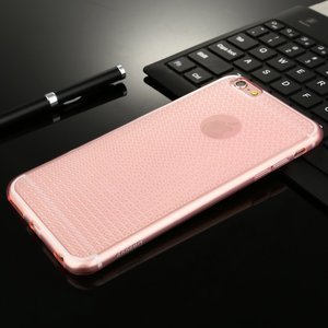 Силиконовый чехол Baseus Bling розовый для iPhone 6 Plus/6S Plus