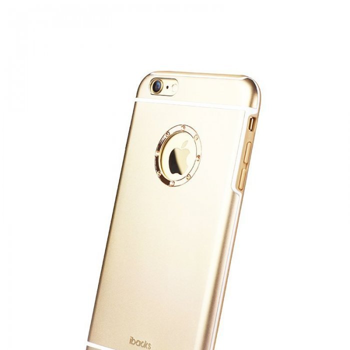 Чехол со стразами iBacks Armour Diamond Cartier золотой для iPhone 6/6S Чехол со стразами iBacks Armour Diamond Cartier золотой для iPhone 6/6S