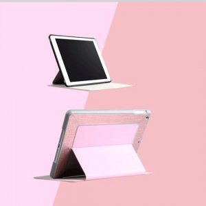 Чохол із орнаментом iBacks Flame рожевий для iPad Air/iPad (2017/2018)