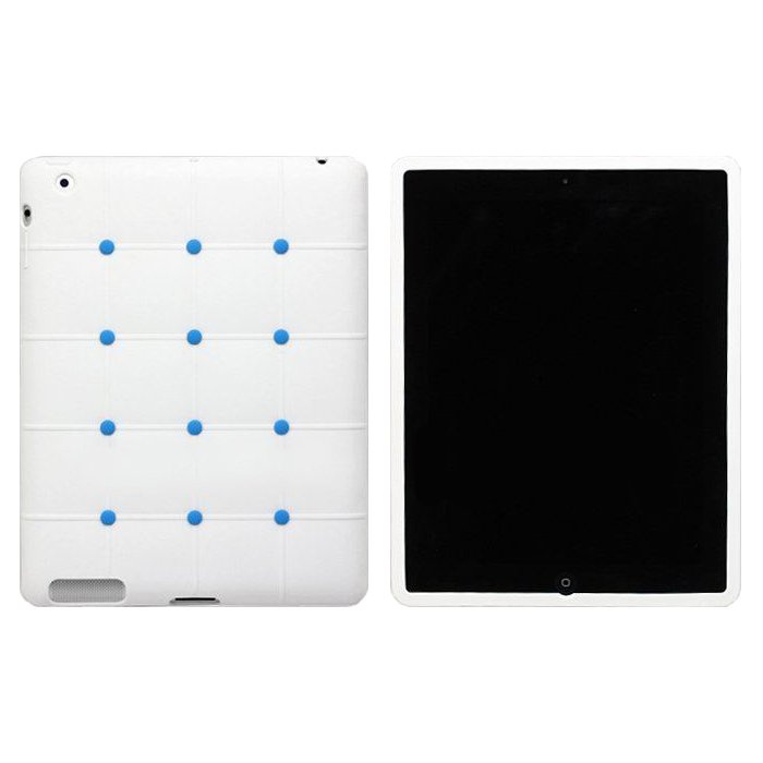 Чохол-накладка для Apple iPad 2/3/4 - New Case Silicon білий