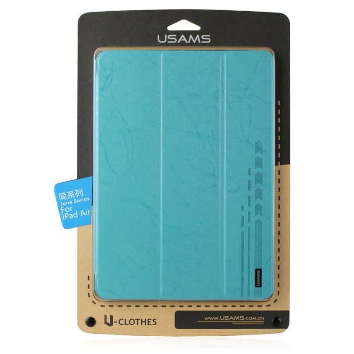 Чохол USAMS U-Clothes блакитний для iPad Air/iPad (2017/2018) Чохол USAMS U-Clothes блакитний для iPad Air/iPad (2017/2018)