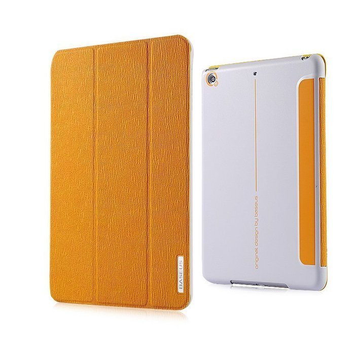 Чохол (книга) Baseus Folio жовтий для iPad mini 2/3