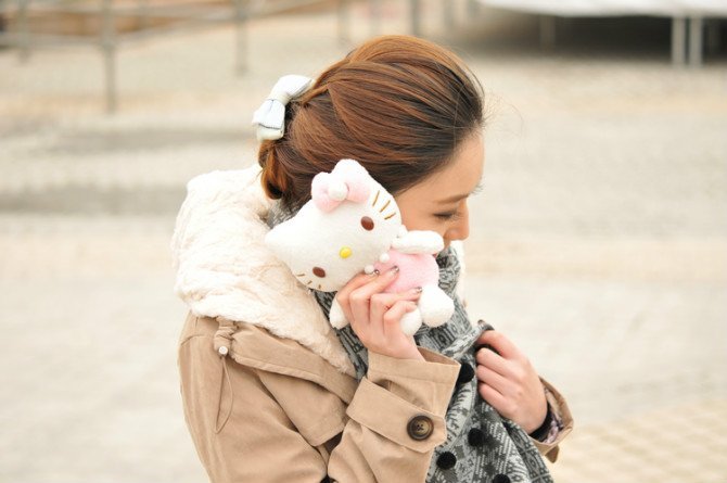 Чехол-игрушка для Apple iPhone 4/4S - New Case Hello Kitty белый