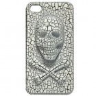 3D чехол Stylish 3D Skull белый для iPhone 4/4S