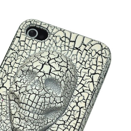 3D чехол Stylish 3D Skull белый для iPhone 4/4S 3D чехол Stylish 3D Skull белый для iPhone 4/4S