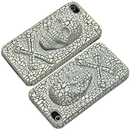3D чехол Stylish 3D Skull белый для iPhone 4/4S 3D чехол Stylish 3D Skull белый для iPhone 4/4S