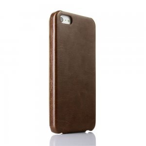Флип чехол New Case Flip коричневый для iPhone 5/5S/SE
