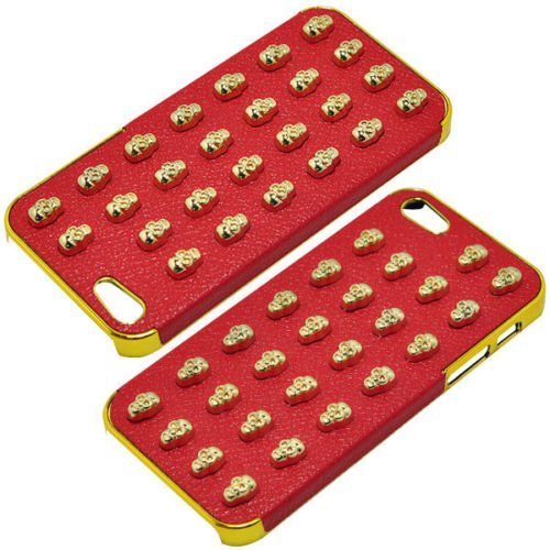 3D чехол 3D Small Skull Pattern красный для iPhone 5/5S/SE 3D чехол 3D Small Skull Pattern красный для iPhone 5/5S/SE