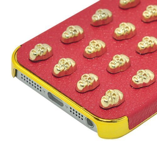 3D чехол 3D Small Skull Pattern красный для iPhone 5/5S/SE 3D чехол 3D Small Skull Pattern красный для iPhone 5/5S/SE