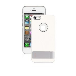Чехол с подставкой Moshi Ultra-thin белый для iPhone 5/5S/SE