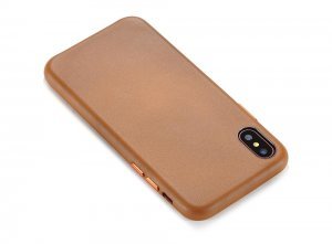 Чохол Coteetci Elegant PU Leather коричневий для iPhone X/XS