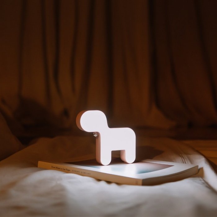 Ночник 3Life Dog белый