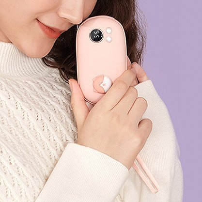 Грелка для рук + дополнительный аккумулятор 3Life Tie Tie Pet розовая Грелка для рук + дополнительный аккумулятор 3Life Tie Tie Pet розовая