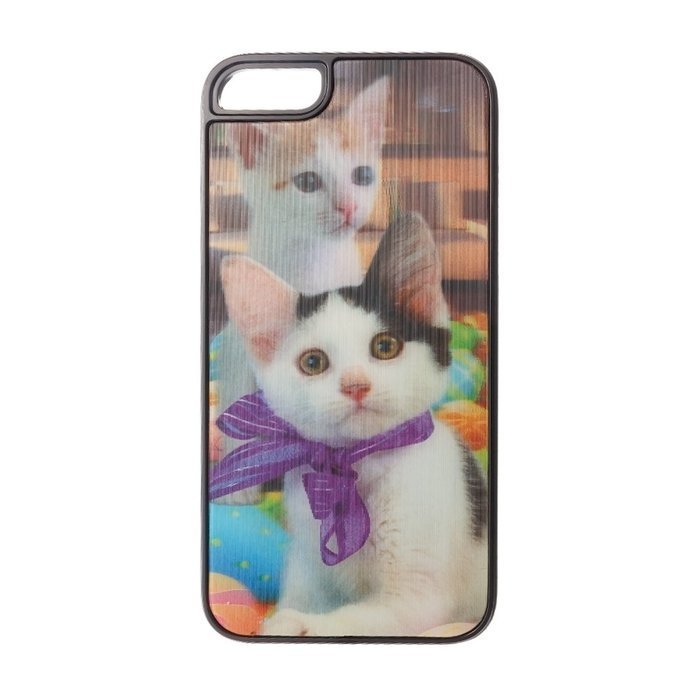 Чехол-накладка для Apple iPhone 5/5S - 3d Effect Cat