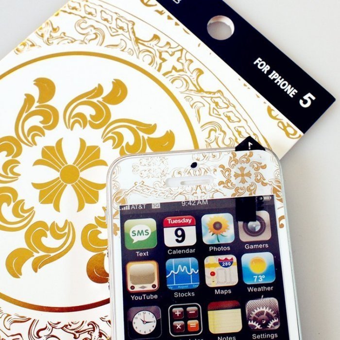 Наклейка для Apple iPhone 5/5S - A+ Skin Chrome Hearts белая Наклейка для Apple iPhone 5/5S - A+ Skin Chrome Hearts белая