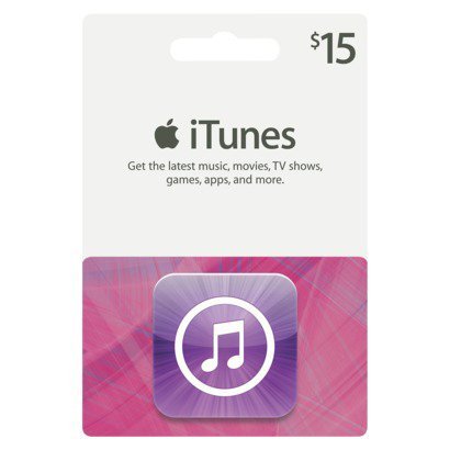 Apple Gift Card 15 $ US
