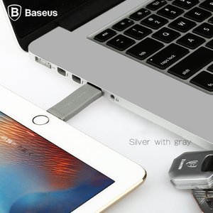 Кабель-брелок Baseus Toon Lightning (8 pin) серебристый + серый