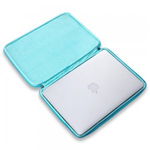 Чохол-кишеня для Apple MacBook Air 11"/MacBook 12" - Runetz Soft Sleeve блакитний (шеврон)