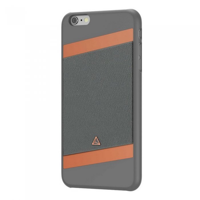 Чехол с отделом для карточек Adonit Wallet серый для Apple iPhone 6/6