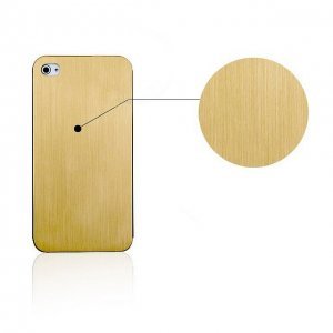 Металлический чехол New Case Ultra Thin Aluminum золотой для iPhone 5/5S/SE
