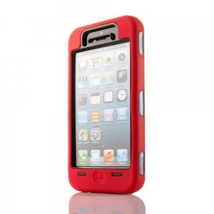 Противоударный чехол Griffin Survivor красный для iPhone 5/5S/SE