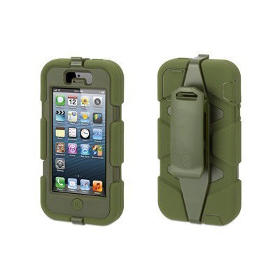 Чехол с креплением на пояс Griffin Survivor зеленый для iPhone 5/5S/SE