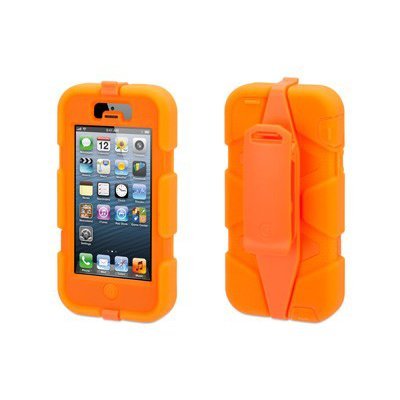 Чехол с креплением на пояс Griffin Survivor оранжевый для iPhone 5/5S/SE