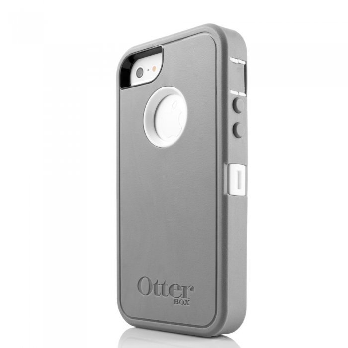 Противоударный чехол OtterBox Defender серый для iPhone 5/5S/SE