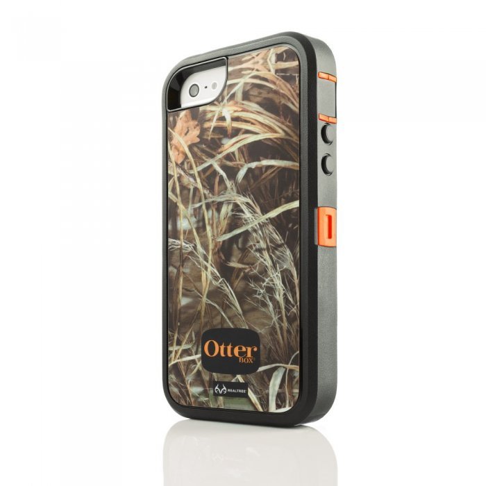 Противоударный чехол OtterBox Defender RealTree оранжевый + черный для iPhone 5/5S/SE