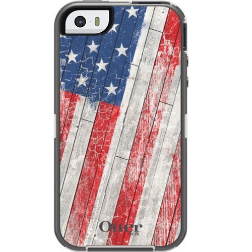Чехол спорт и экстрим для Apple iPhone 5/5S - OtterBox Defender USA flag